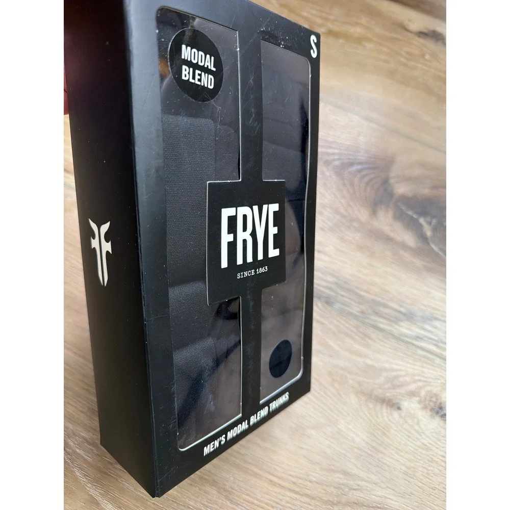 Frye Men's Modal Blend Trunks Underwear 4 Pack Black Small FR31633AS-BK
